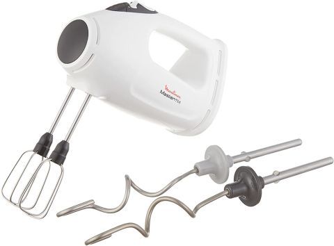Moulinex Master mix Hand Mixer, 425W, White HM400BEG