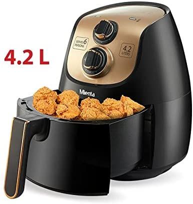 Mienta Air Fryer, 1500 Watt, AF47434A - Black