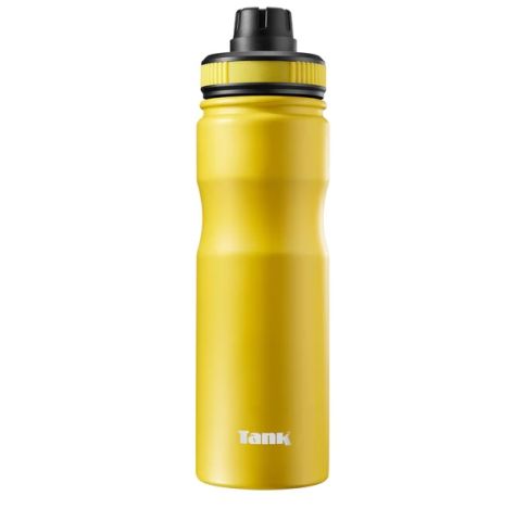 Modyhan Tank me 650 ml Stainless Steel Bottle - Yellow
