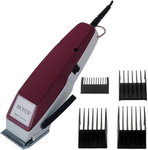 Moser Corded Hair Clipper for Men 0291-1400 - Red