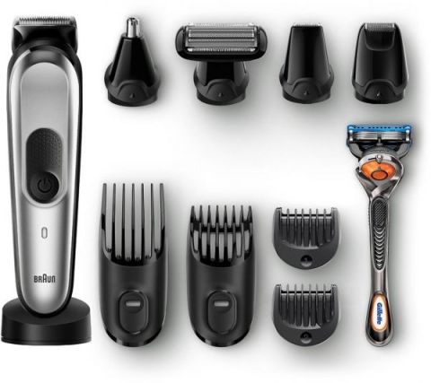Braun All-in-one MGK7220 10-in-1 comes with Gillette fusion5 proglid razor