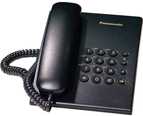 Panasonic KX-TS500 Integrated Corded Telephone - Black