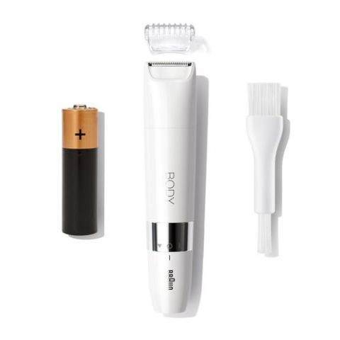 Braun Body Mini Trimmer BS1000 Wet & Dry With Trimming Comb - White