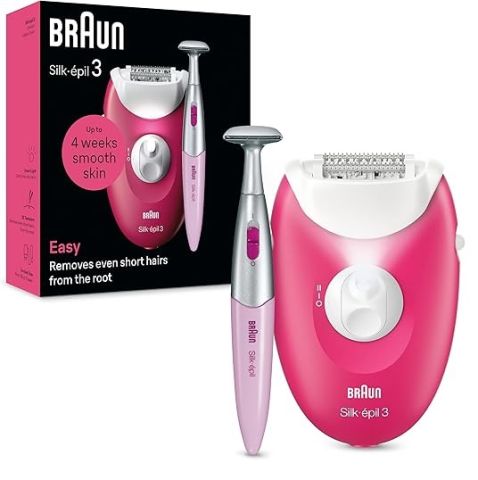Modyhan Braun SE 3-202 Silk-épil 3 for Hair Removal - Pink