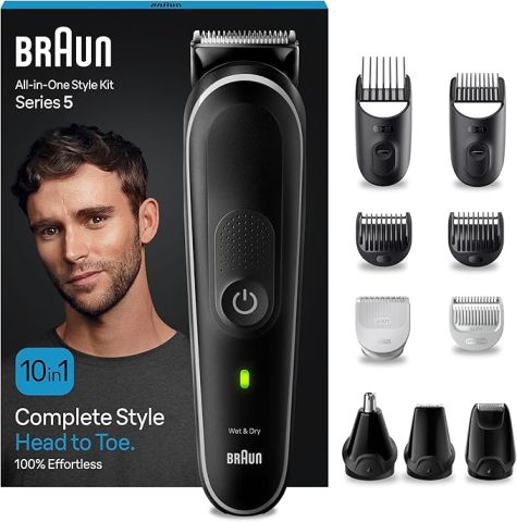 Modyhan Braun MGK5440 All-In-One Styling Set Series 5 10-in-1 Set for Men - Black