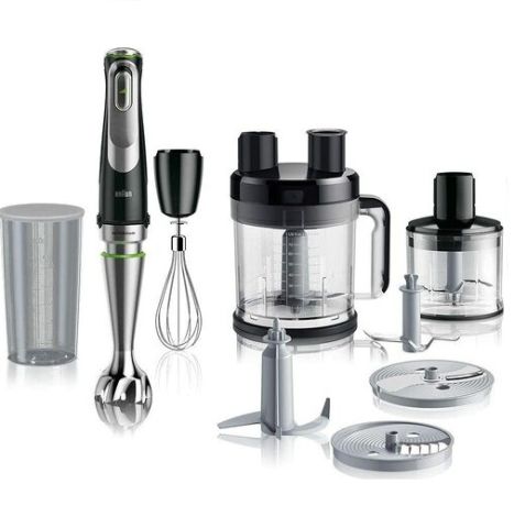 Modyhan Braun MQ9185XLI MultiQuick 9 Hand Blender Set 1200 Watt - Black