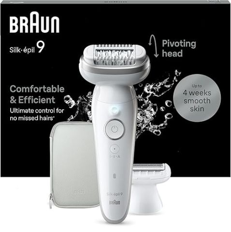 Modyhan Braun SES-9-041 Silk-épil 9 Hair Remover for Woman - White