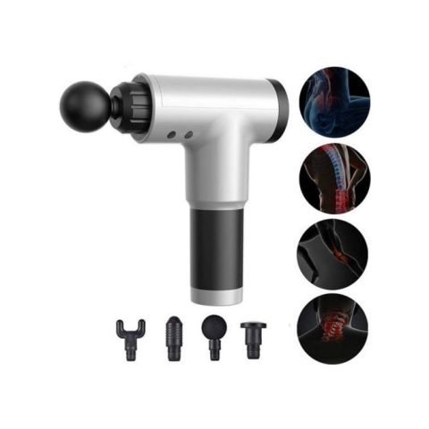 Fascial Gun Vibration Body Massager For Multi Usage 0012 – Silver