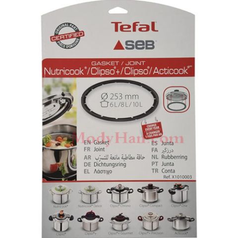 modyhan SEB/TEFAL clipso one Pressure cooker 8-10 liters spare parts, gasket original