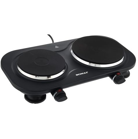 Modyhan Sonai SH-360 Double Electric Hot Plate 2500 Watt - Black