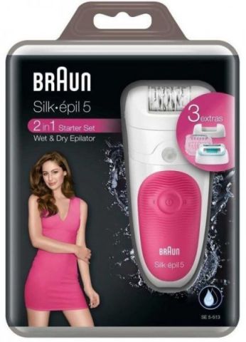Braun Silk epil 5 5-513 Wet & Dry Epilator
