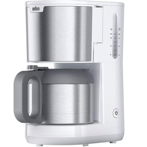 Modyhan Braun KF1505WH PurShine Coffee Machine 1000 Watt - White