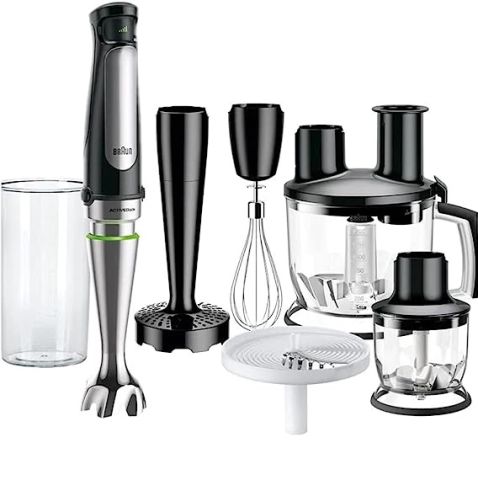 Modyhan Braun MQ7087 Multiquick 7 Hand Blender 1000 Watt – Black