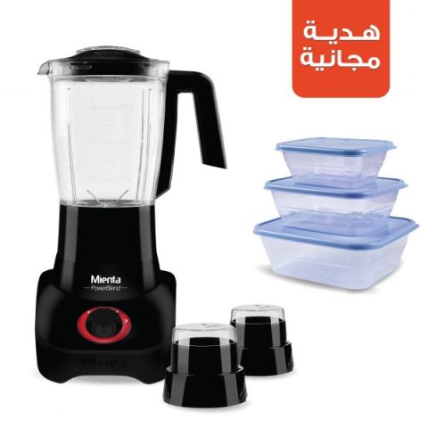 Modyhan Mienta BL1271G Blender PowerBlend 800 Watt - Black